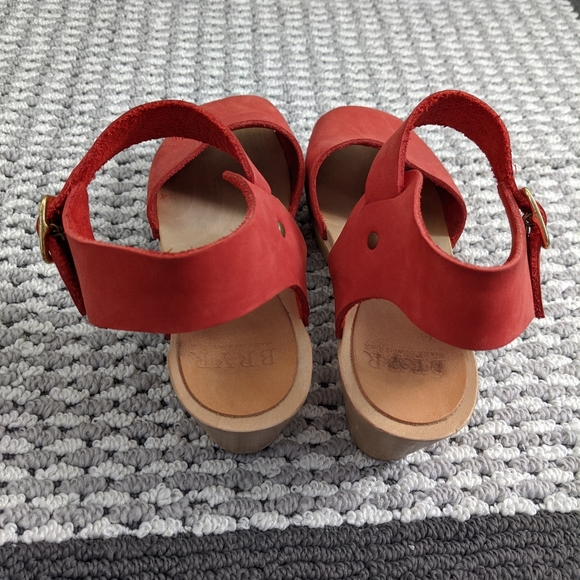 Bryr clogs tomato mid-heel - Picture 7 of 11